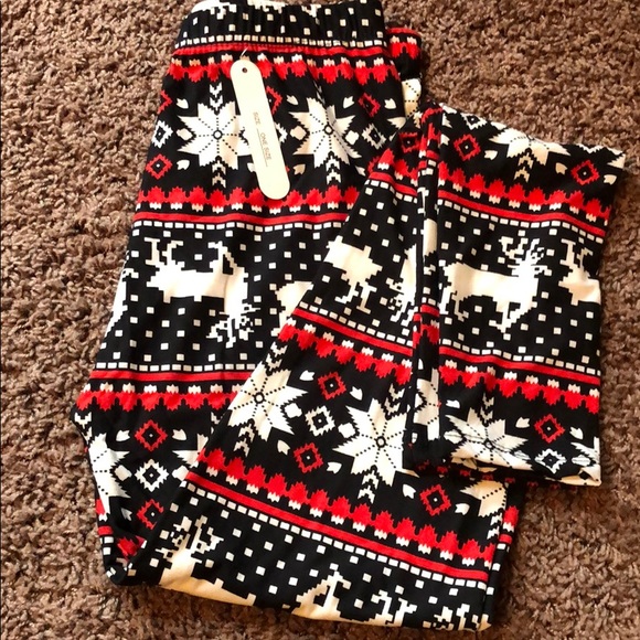 NWT holiday leggings size OS - Picture 2 of 2